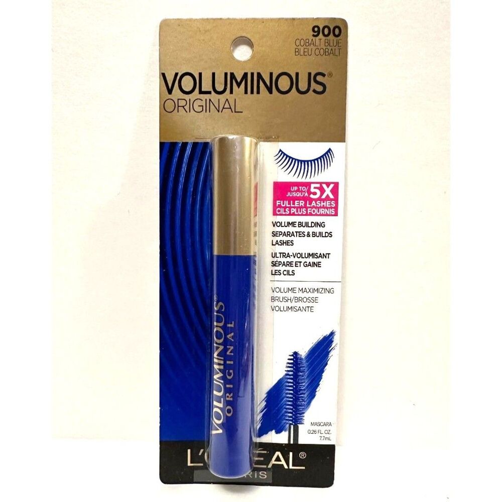 L'Oreal Voluminous Blue Mascara Original #900 COBALT BLUE Volume Max NEW